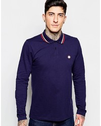 Polo bleu marine Pretty Green