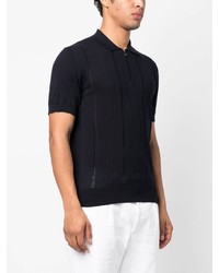 Polo bleu marine Corneliani