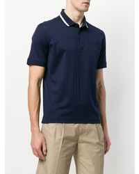 Polo bleu marine Z Zegna