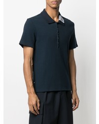 Polo bleu marine Thom Browne