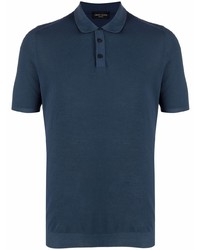 Polo bleu marine Roberto Collina