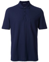 Polo bleu marine Roberto Collina