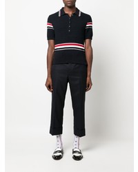 Polo bleu marine Thom Browne