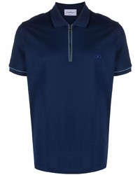 Polo bleu marine Salvatore Ferragamo