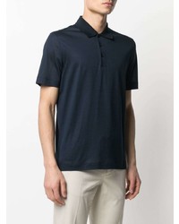 Polo bleu marine Canali