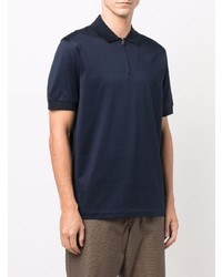 Polo bleu marine Brioni