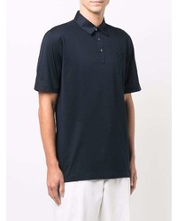 Polo bleu marine Brioni