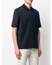 Polo bleu marine Salvatore Ferragamo