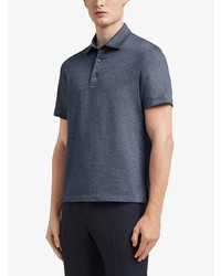 Polo bleu marine Ermenegildo Zegna