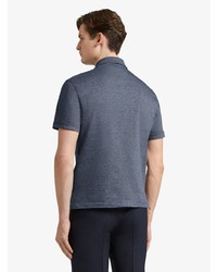 Polo bleu marine Ermenegildo Zegna