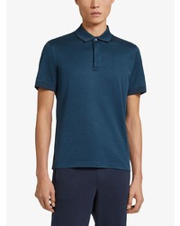 Polo bleu marine Ermenegildo Zegna