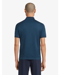 Polo bleu marine Ermenegildo Zegna