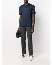 Polo bleu marine Ermenegildo Zegna