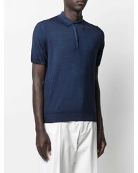 Polo bleu marine Canali