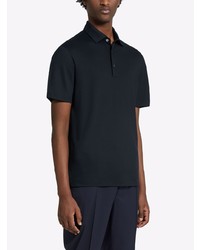 Polo bleu marine Ermenegildo Zegna