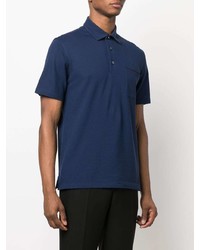 Polo bleu marine Zegna