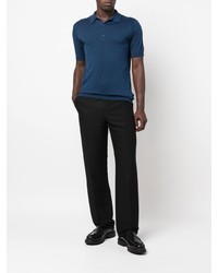 Polo bleu marine John Smedley