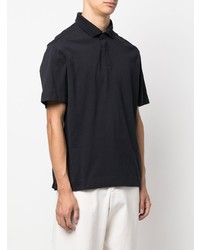 Polo bleu marine Zegna