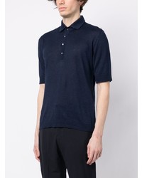 Polo bleu marine Lardini