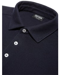 Polo bleu marine Zegna