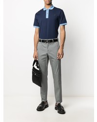 Polo bleu marine Prada