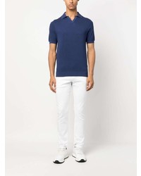 Polo bleu marine Fedeli