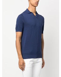 Polo bleu marine Fedeli