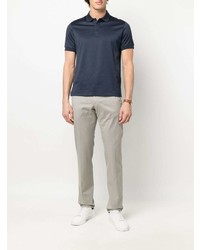 Polo bleu marine Ermenegildo Zegna