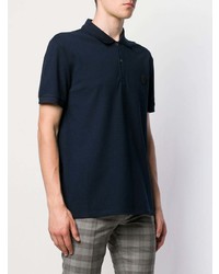 Polo bleu marine Alexander McQueen