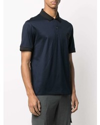 Polo bleu marine Alexander McQueen