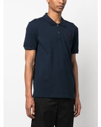 Polo bleu marine Alexander McQueen