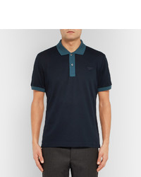 Polo bleu marine Prada