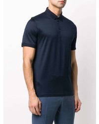 Polo bleu marine Corneliani