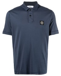 Polo bleu marine Stone Island