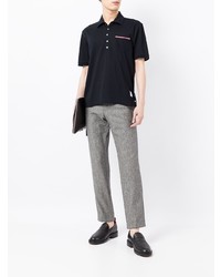 Polo bleu marine Thom Browne