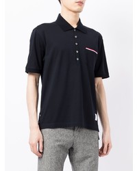 Polo bleu marine Thom Browne