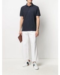 Polo bleu marine Canali