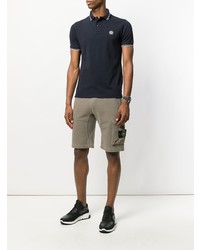 Polo bleu marine Stone Island