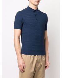 Polo bleu marine Corneliani