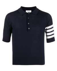 Polo bleu marine Thom Browne