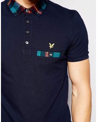 Polo bleu marine Lyle & Scott