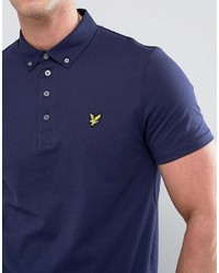 Polo bleu marine Lyle & Scott