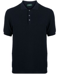 Polo bleu marine Zanone