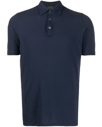 Polo bleu marine Zanone