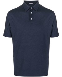 Polo bleu marine Zanone