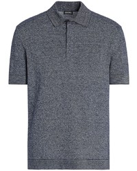 Polo bleu marine Zegna