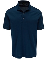 Polo bleu marine Zegna