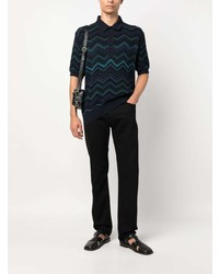 Polo bleu marine Missoni