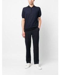 Polo bleu marine Corneliani