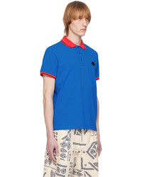 Polo bleu Moncler